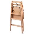 Safety 1st Chaise haute en bois pliable Nordik-3