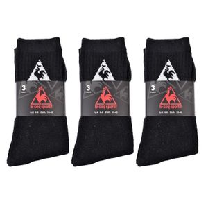 Le Coq Sportif Tech Crew Socks N°1 - Chaussettes Hautes Confortables Mixte Pour Sport Et Quotidien