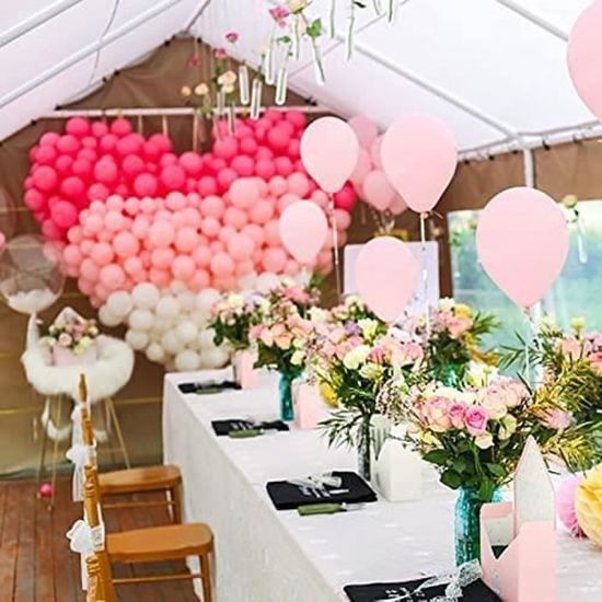 Ruban Or Rose Pour Ballons 500 Yards - Ficelle Curling Laser Pour Décoration Cadeaux Et Fêtes