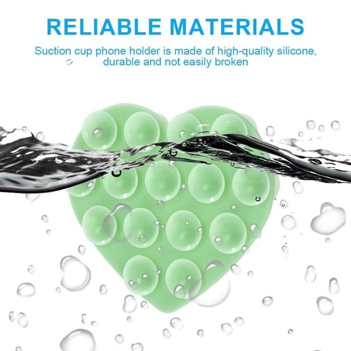 12 Ventouses Silicone Pour Téléphone - Support Mains Libres Autocollant - Multi-Couleurs Pour Tous Modèles