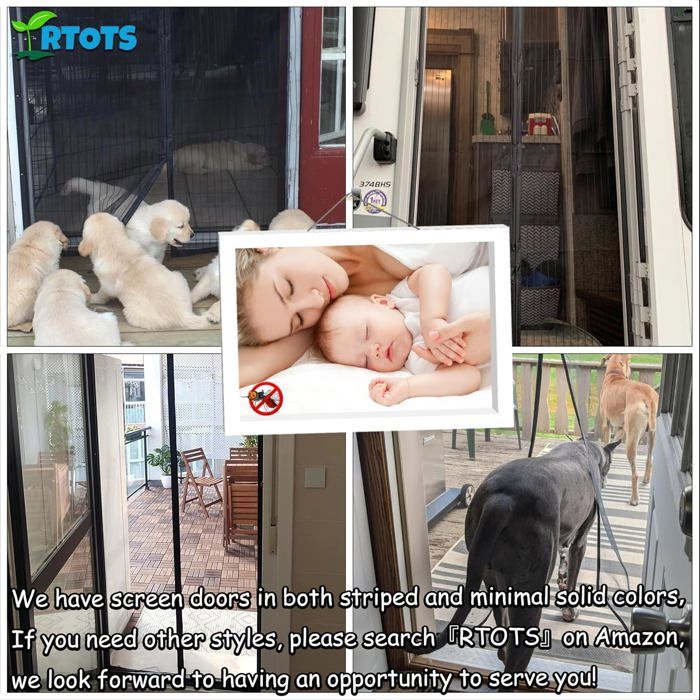 MagnéTique Moustiquaire Porte 190 X 205 Cm Fenetre