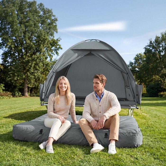 west zelte Trail Tregaron 4 Olive Sport & Freizeit Package option:Branded structure no walls Selbstaufblasbare Luftmatratze, Selbstaufblasende Schlafmatte Ryan Murphy