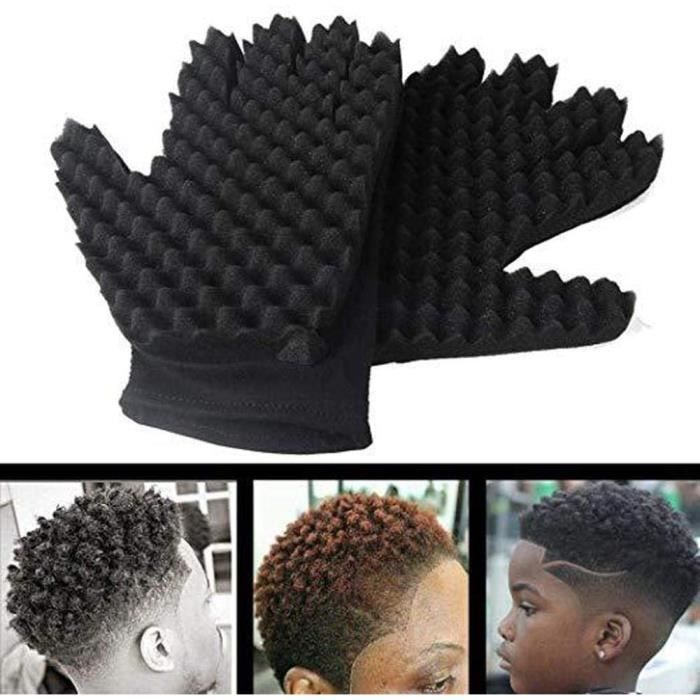 Éponge cheveux twist/Peigne/Gants - Kit Afro Twist