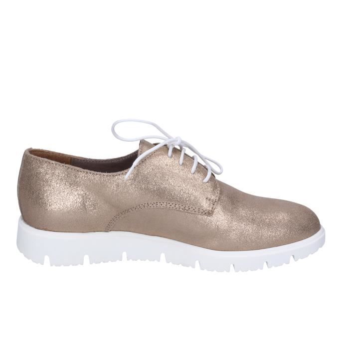 Derbies Femme GATTA Bronze BJ950 Style de Ville Mariage Ceremonie Travail Taille EU 35 a 38 Bronze Cdiscount Chaussures