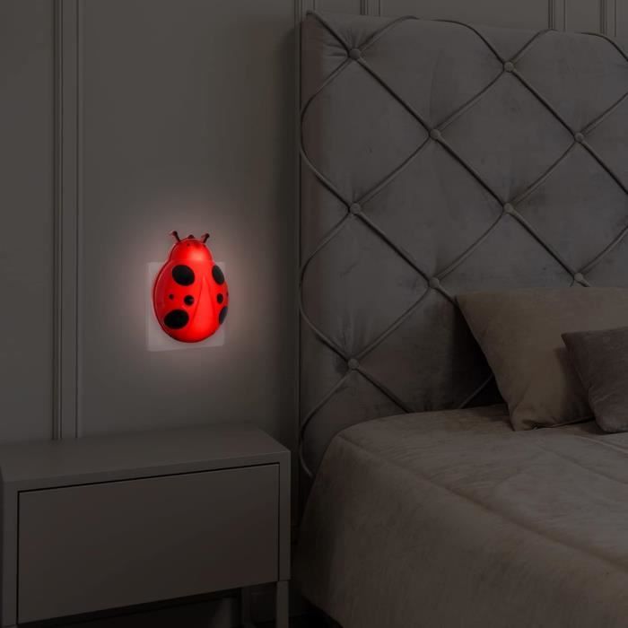 Veilleuse Prise électrique LED Réglable 3 Couleurs - Faible Consommation - Pour Chambre Bébé, Couloir, Escalier