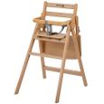 Safety 1st Chaise haute en bois pliable Nordik-4