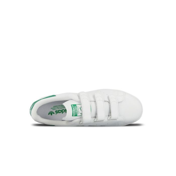 Basket adidas Originals Stan Smith CF Ref. S75187 Blanc Vert Cdiscount Chaussures
