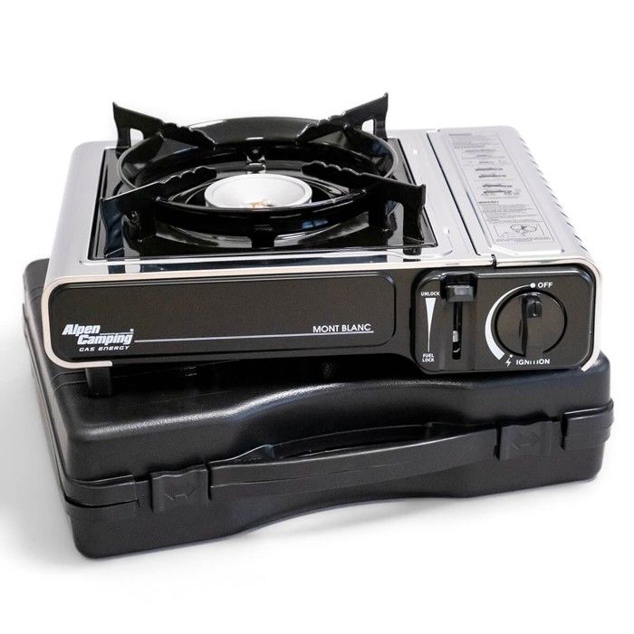 Grillo Chef 40 BBQ - Réchaud De Camping à Gaz Avec Gril - Allumage Piézo - Neuf