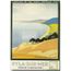 AFFICHE 50X70cm PUBLICITE RETRO GRAND RESTAURANT LA RESERVE DE NICE