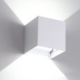 A Applique murale d'extérieur Led Cube 6W IP60 Étanche Lumière Blanc froid Lampe intérieur décoratif Éclairage extérieur pYW8178-0