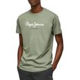 T-Shirt Pepe Jeans Eggo Vert pour Homme-0