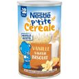 LOT DE 2 - NESTLE : P'tite Céréale - Céréale en poudre biscuité vanille dès 12 mois - 400 g-0