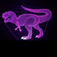 3D Dinosaure LED Lampe Art Déco Lampe la Couleur Changeant Lumières LED Décoration Maison Enfants Meilleur Cadeau LumièrXY922984-0