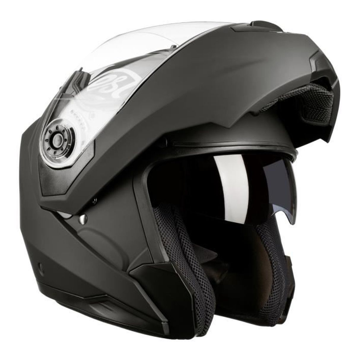 WESTT Casque Moto Modulable Integral Torque Z Noir Mat - Chopper Scooter -  Certifié ECE - Cdiscount Auto