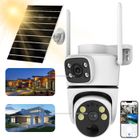 KITYTETY Camera Surveillance Solaire Exterieur sans Fil 4G SIM PTZ Camera Solaire Vision 2K Nocturne 360° Détection PIR Audio Bidirectionnel