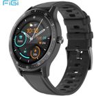 Smartwatch FiGi S32 Montre Connectée Bluetooth 5.1 IP67 Etanche pour Samsung Sony Huawei Xiaomi Android Cuir Noir