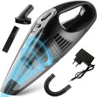 MEIDONG Aspirateur de voiture portable pour les détails et le nettoyage de l’intérieur de la voiture voiture domestique double usage (noir)