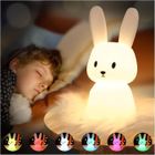 AUDBURN Veilleuse Bebe Bunny - ABURNUDREY - Contrôle de tap - Recharge USB - Fonction Minuterie