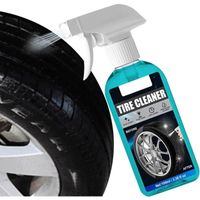 1PCS Nettoyant pour pneus Nettoyant pour voiture avec aspect noir brillant | Nettoyant professionnel pour roues avec revêtement 