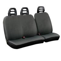 Housses de siège pour fourgons avec la ceinture de securité par le bas -gris