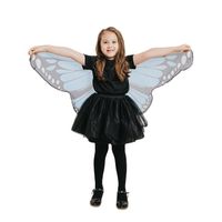 Ailes de papillon enfant - Bleu et noir - Intérieur - 3 ans et plus