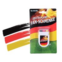 Maquillage Supporter Allemagne Deutschland stick Noir Rouge Jaune (00-0609) sang et or espérance sportive