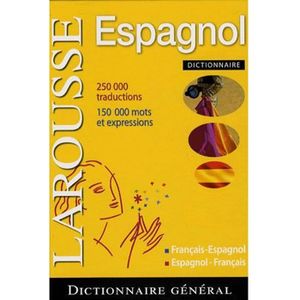 LIVRE ESPAGNOL Dictionnaire Français-Espagnol Espagnol-Français