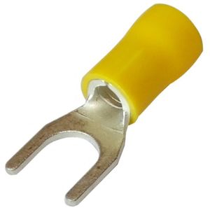 5 cosses /électriques fourches pr/éisol/ée noires pour c/âble 6mm/² pour vis M4 AERZETIX