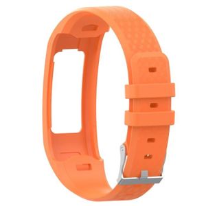 BRACELET D'ACTIVITÉ Bracelet de remplacement pour bracelet en silicone pour Garmin VivoFit 2/1 Fitness Tracker d'activité orange