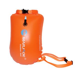BIDON - SAC ÉTANCHE Sac étanche,Sac pour flotteur de natation gonflable, sacs de rangement en plein air, sac étanche en PVC, accessoires - orange[A386]