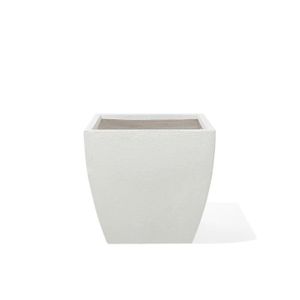 JARDINIÈRE - BAC A FLEUR Beliani - Cache-pot blanc 53 x 53 x 51 cm ORICOS