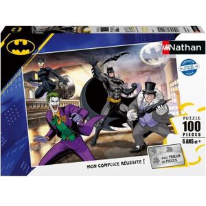 PUZZLE Nathan - Puzzle Les ennemis de Batman 100 pcs - RA