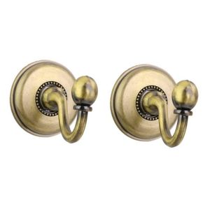 2pcs Rideau Patère Retenue Crochet Metal Vintage Curtain tieback Cuivre 
