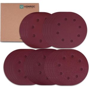 180 mm 7 in environ 17.78 cm sec et humide de Ponçage Disques Papier De Verre Pads Velcro Grain 60-3000 