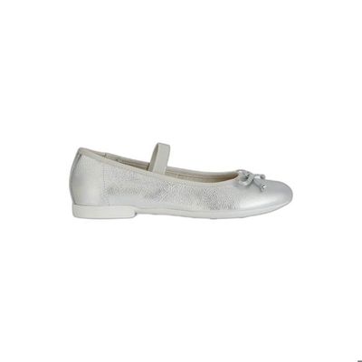 Ballerines fille Geox Plie silver Cdiscount Chaussures