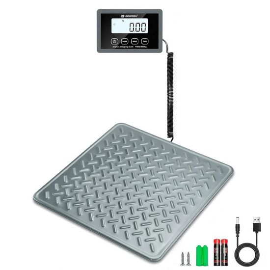 UNIWEIGH Balance Postale Numérique 440lbs Acier Allié LCD USB