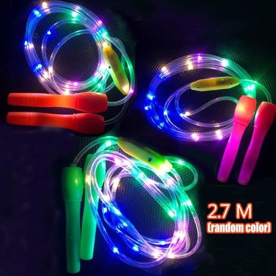 Cordes à Sauter Corde à Sauter Lumineuse Moses Avec LED - 3 Modes D' éclairage, Compteur Intégré - Longueur Réglable, Pour Enfants