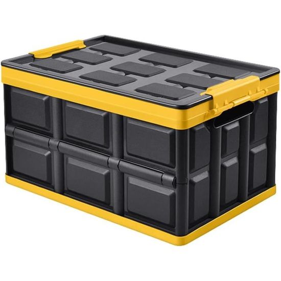 SAMMART 9,2 L - Panier pliable avec poignée - Panier de pique-nique d'extérieur portable / cratère SAMMART 9,2 L - Panier pliable avec poignée - Panier de pique-nique d'extérieur portable / cratère