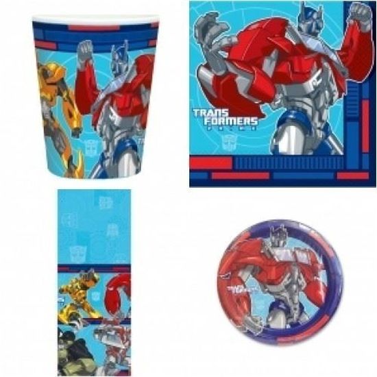 Kit Decoration Anniversaire Transformers Pour 8 Cdiscount Maison