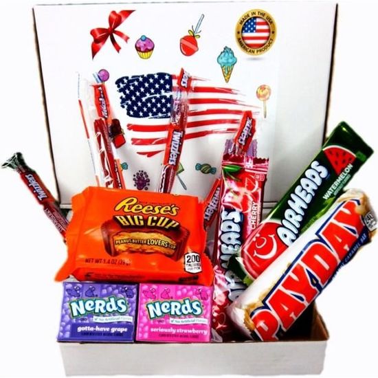 PACK BIG PARTY snacks bonbon americain import etats unis box pas cher kit  melange confiserie friandises americains nerds bonbons - Cdiscount Au  quotidien