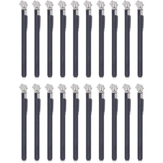 2 Manomètres Pneus En Acier Inoxydable - Jauge Pression Portable Pour Voiture, Camion, Vélo - Plage 5-50 PSI
