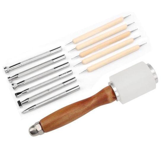 Tampons Cuir Craftool Company - Lot D'occasion
