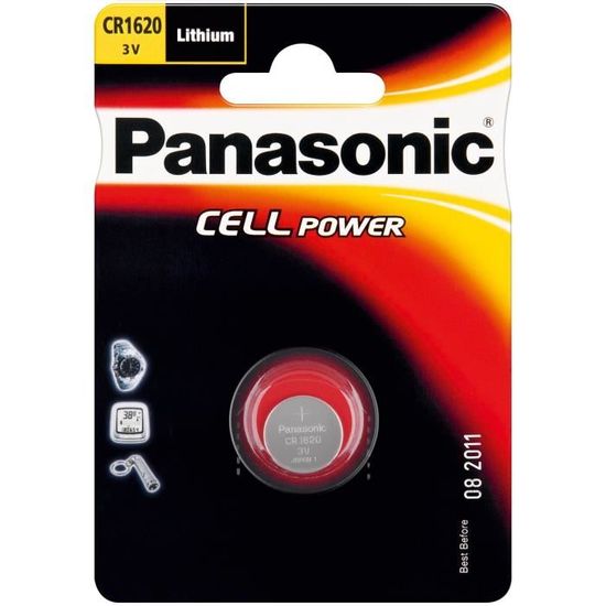PANASONIC 1 Pile CR1620 Lithium