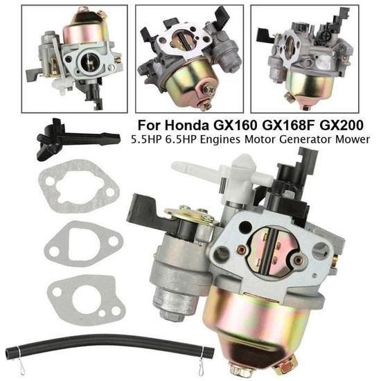 Kit Joint De Carburateur + Ressort Pour Honda GX120 GX160 GX200 - Compatible Générateur, Motoculteur, Pompe à Eau
