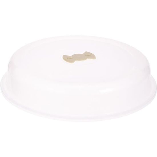 Couvercle Pour Micro-ondes - Plastique Sans BPA, Diamètre 29 Cm, Transparent - Anti-éclaboussures Et Vapeur Réglable