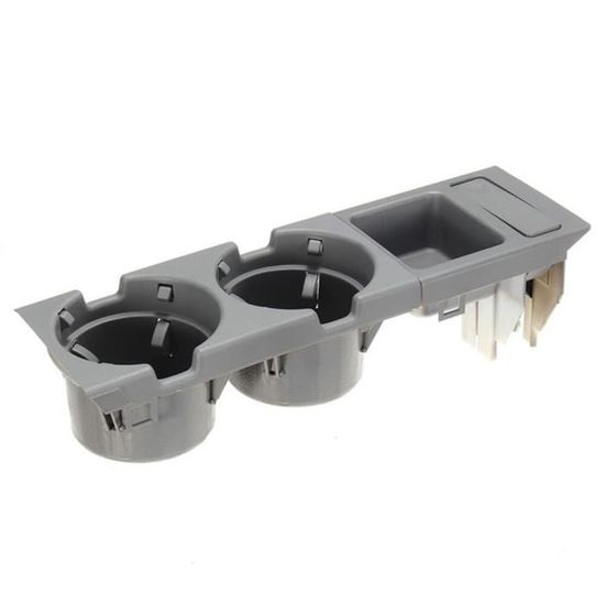 Porte-gobelet De Pièce De Monnaie De Boîte De Boisson De Stockage De Console De Double Trou Central Avant, For, E46 Série 3 323i 98-06 Style De Voiture 51168217953 Porte-gobelets De