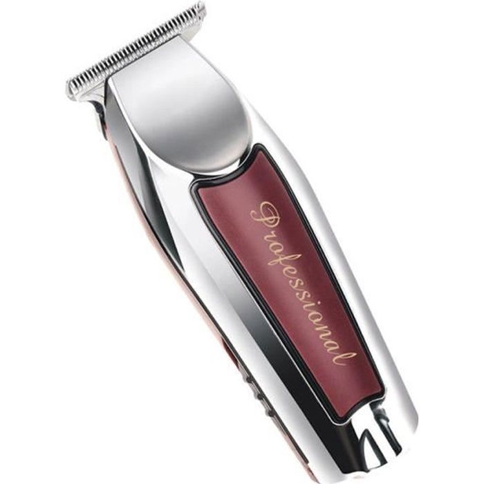 loiangh®Wahl-5-Star Detailer Pro Barber Hair-Trimmer 8081 Lame T-Wide Réglable Argent _T434
