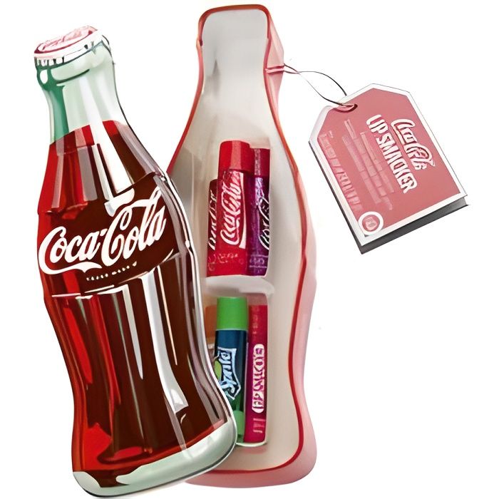 Lip Smacker Coca Cola Vintage Tin lot de 6 baume à lèvres