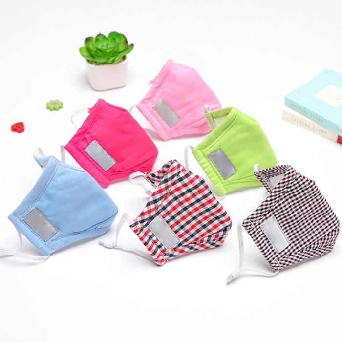 Masques pour enfants/Réutiliser Vélo Masque Coton Peut Être Lavé Réutilisable (Couleur: aléatoire)