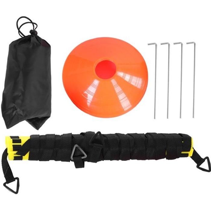 Kit d'aide à l'entraînement de football - Échelle de Rythme Entrainement Football 6m